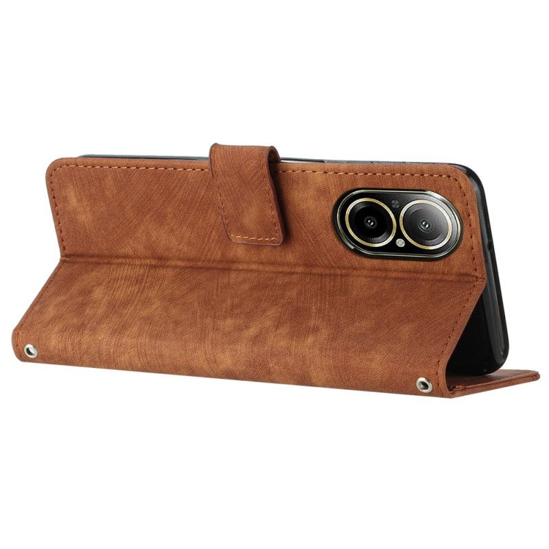 Læder Cover Realme C67 Retrodesign