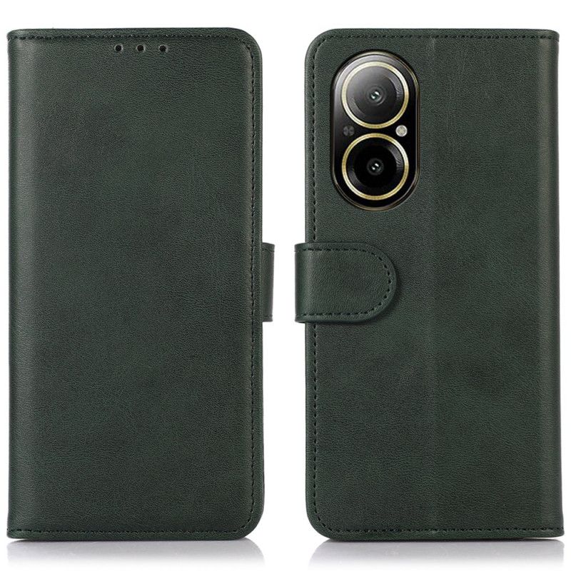 Læder Cover Realme C67 Telefon Etui Klassisk Kunstlæder