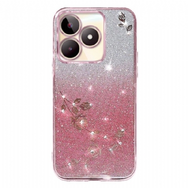 Cover Realme C53 Kadem Glitter- Og Rhinstenholder