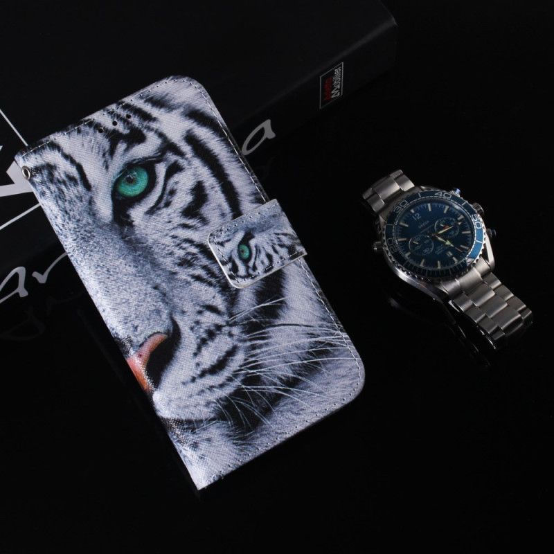 Flip Cover Realme C53 Hvid Tiger