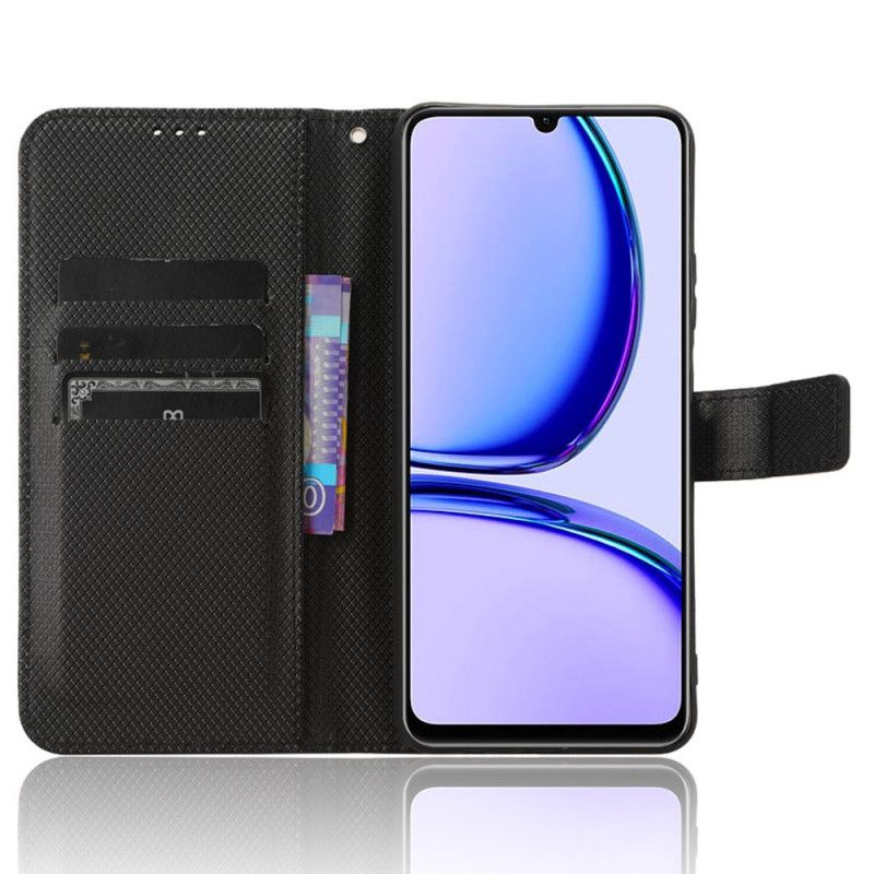 Flip Cover Realme C53 Tekstureret Med Rem