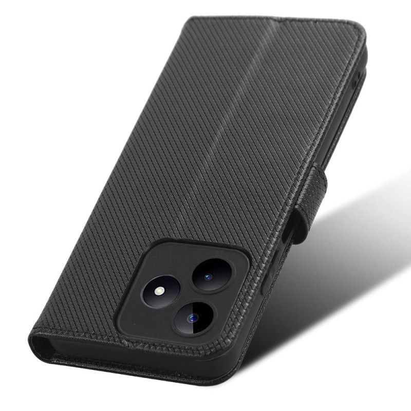 Flip Cover Realme C53 Tekstureret Med Rem
