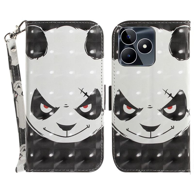 Flip Cover Realme C53 Vred Panda