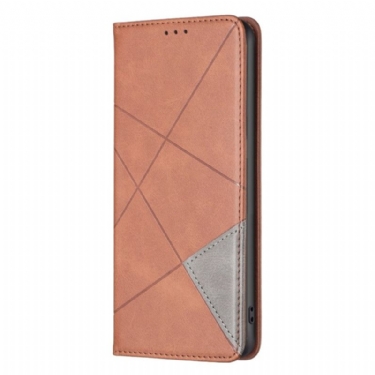 Flip Cover Til Realme C53 Geometrisk Mønster