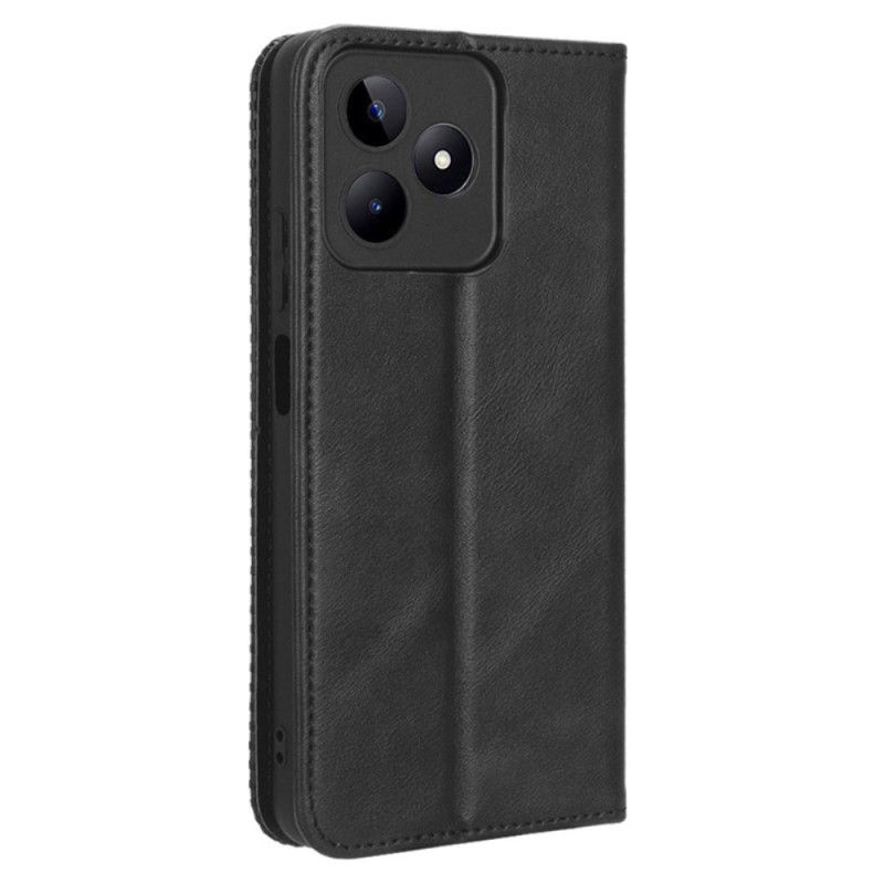 Flip Cover Til Realme C53 Vintage Stil