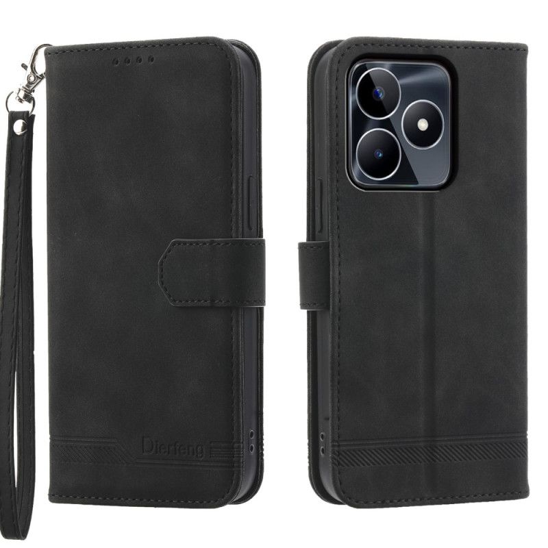 Læder Cover Realme C53 Telefon Etui Diverfeng