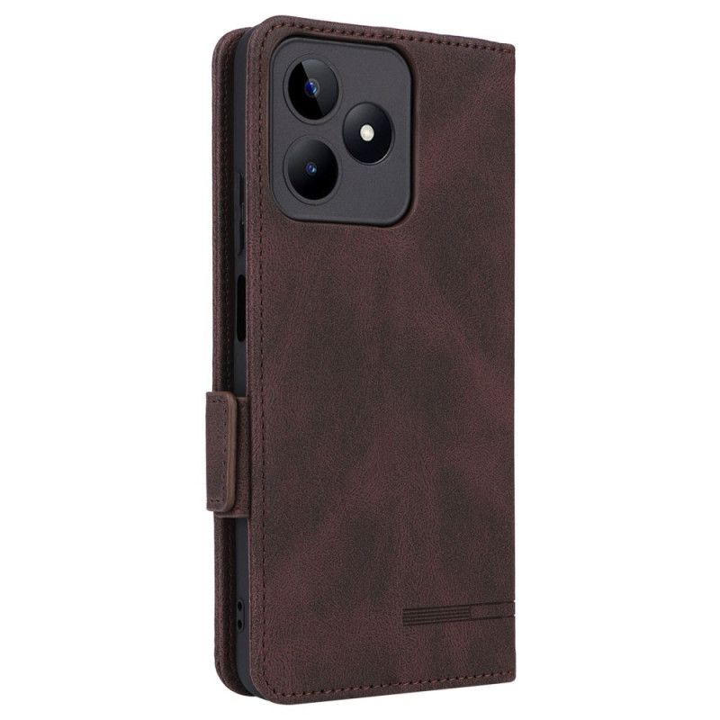 Læder Cover Realme C53 Telefon Etui Retrodesign