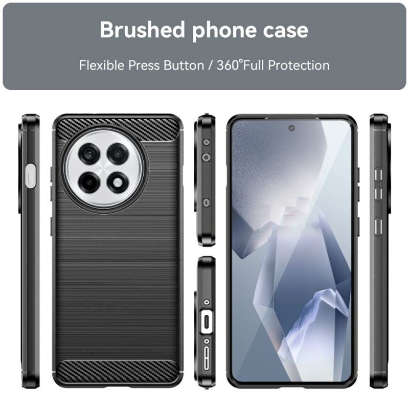 Cover Oneplus 13r Børstet Kulfiber