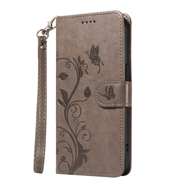 Flip Cover Oneplus 13r Blomstermønstret Rem