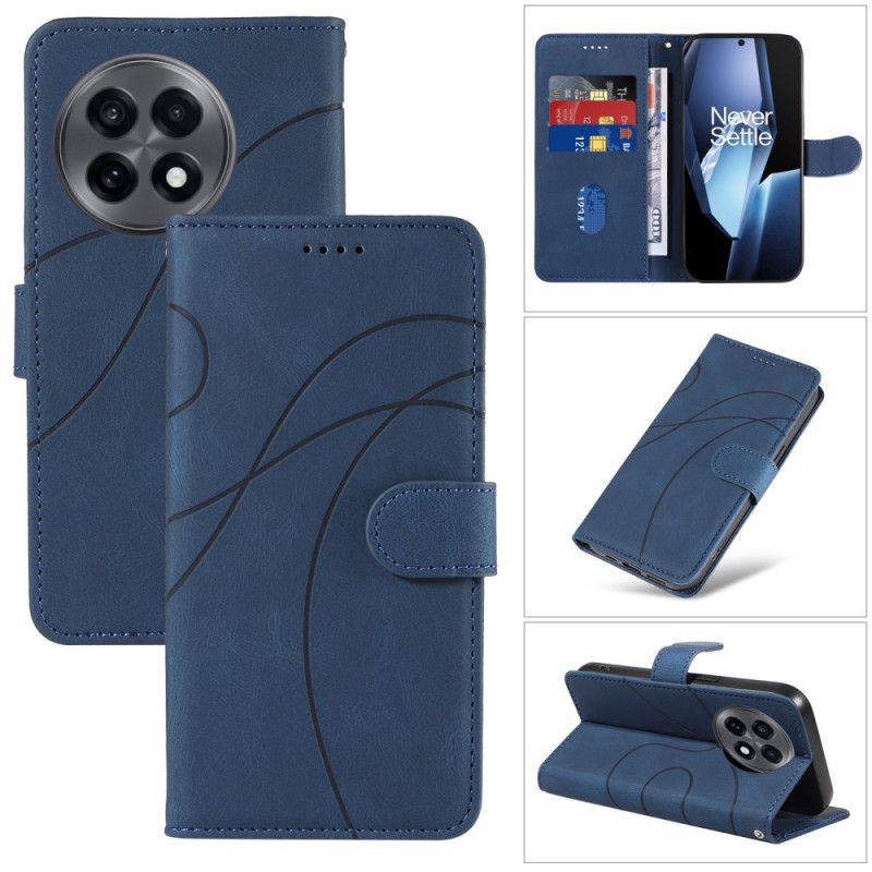 Flip Cover Oneplus 13r Bølgede Linjer