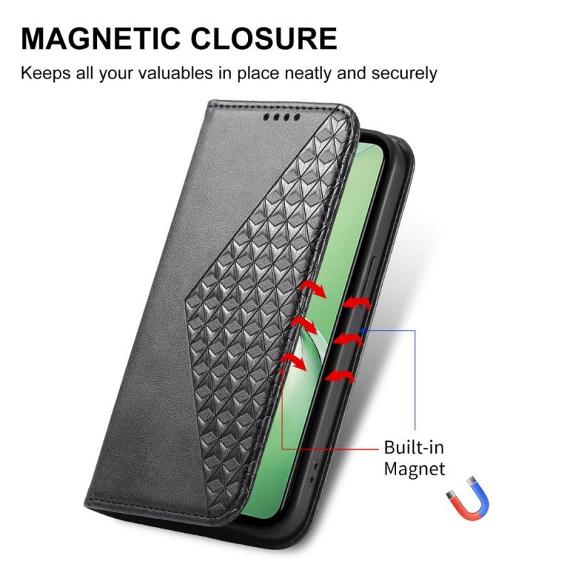 Flip Cover Oneplus 13r Diamantmønstret Rem