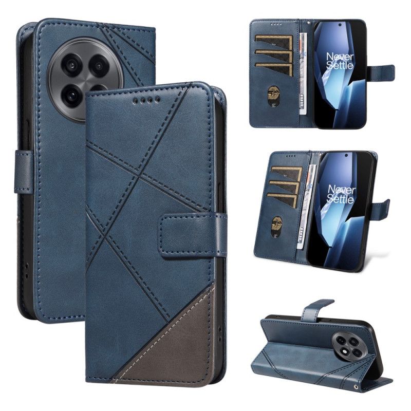 Flip Cover Oneplus 13r Geometrisk Design