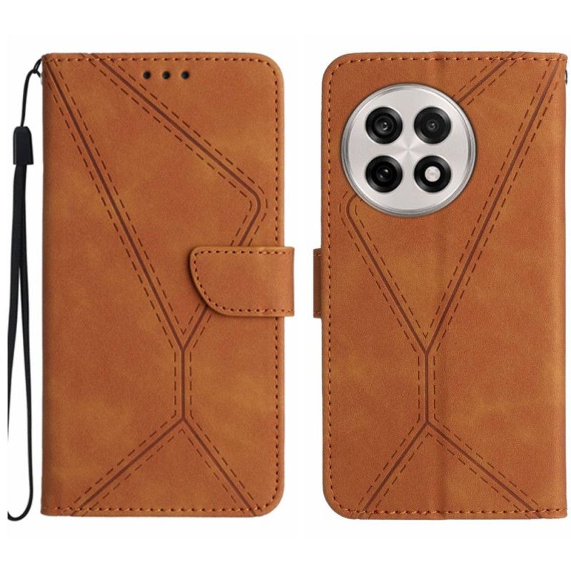 Flip Cover Oneplus 13r Linjer Og Striber