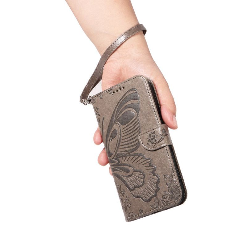 Flip Cover Oneplus 13r Sommerfugledesign Rem Pung