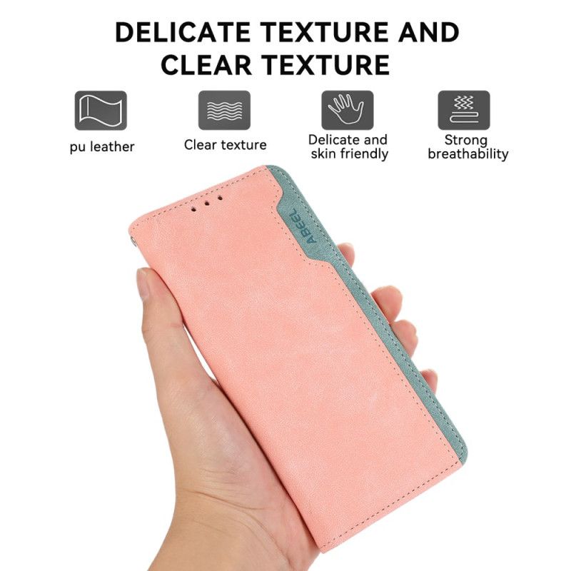 Flip Cover Til Oneplus 13r Tofarvet Abeel