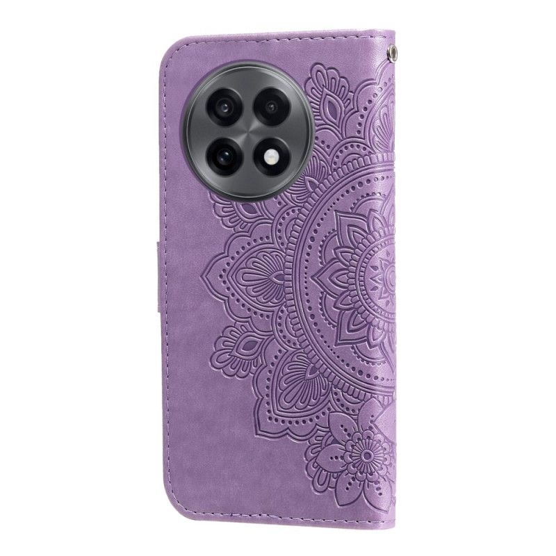 Læder Cover Oneplus 13r Mandala-print