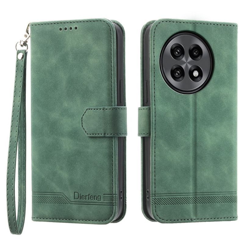 Læder Cover Oneplus 13r Telefon Etui Dierfeng