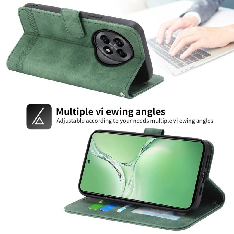 Læder Cover Oneplus 13r Telefon Etui Dierfeng