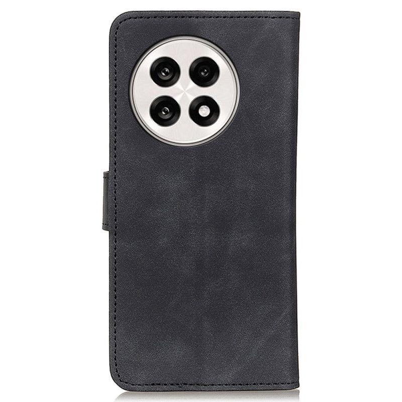 Læder Cover Oneplus 13r Telefon Etui Khazneh Ruskindseffekt