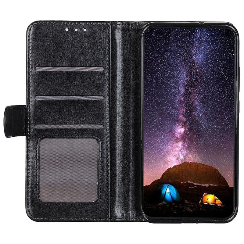 Læder Cover Oneplus 13r Telefon Etui Laklæder Kunstlæder