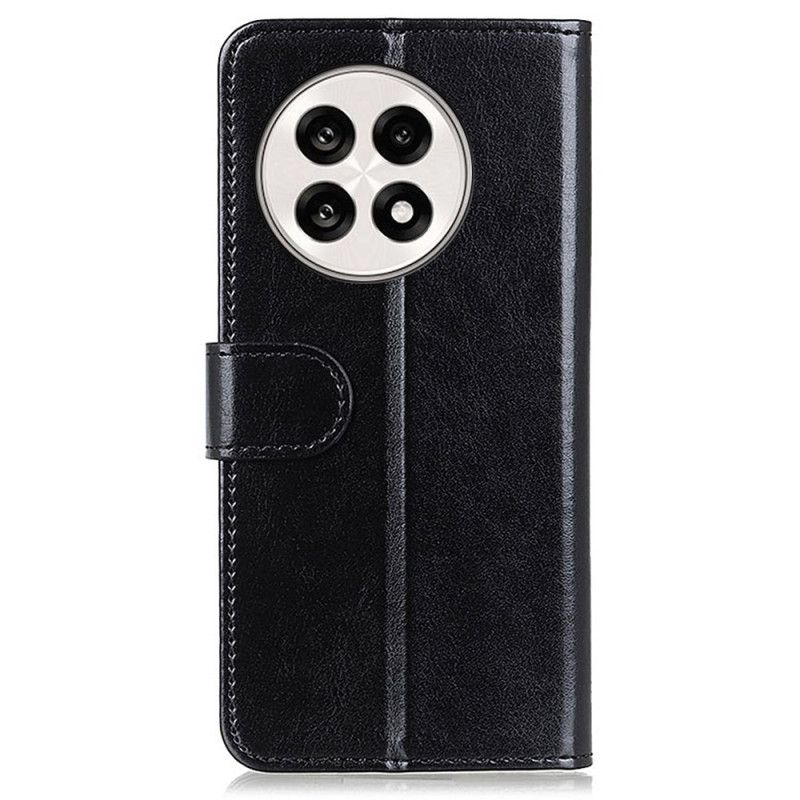 Læder Cover Oneplus 13r Telefon Etui Laklæder Kunstlæder