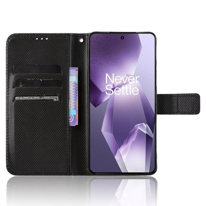Læder Cover Oneplus 13r Telefon Etui Stroppeprikker