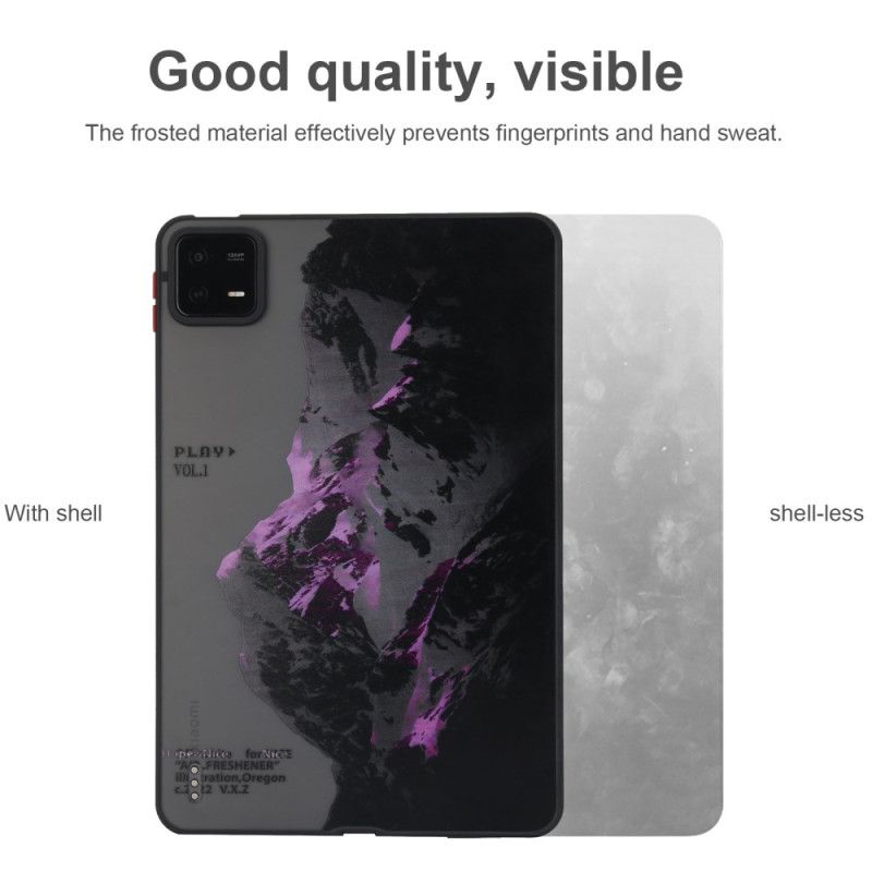 Cover Xiaomi Pad 6 Pro Lilla Sneklædte Bjerge