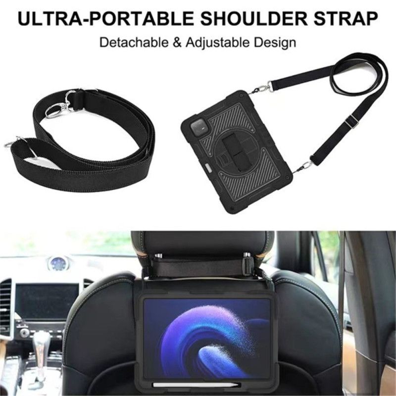 Cover Xiaomi Pad 6 Pro Ultra Modstandsdygtig Med Skulderrem