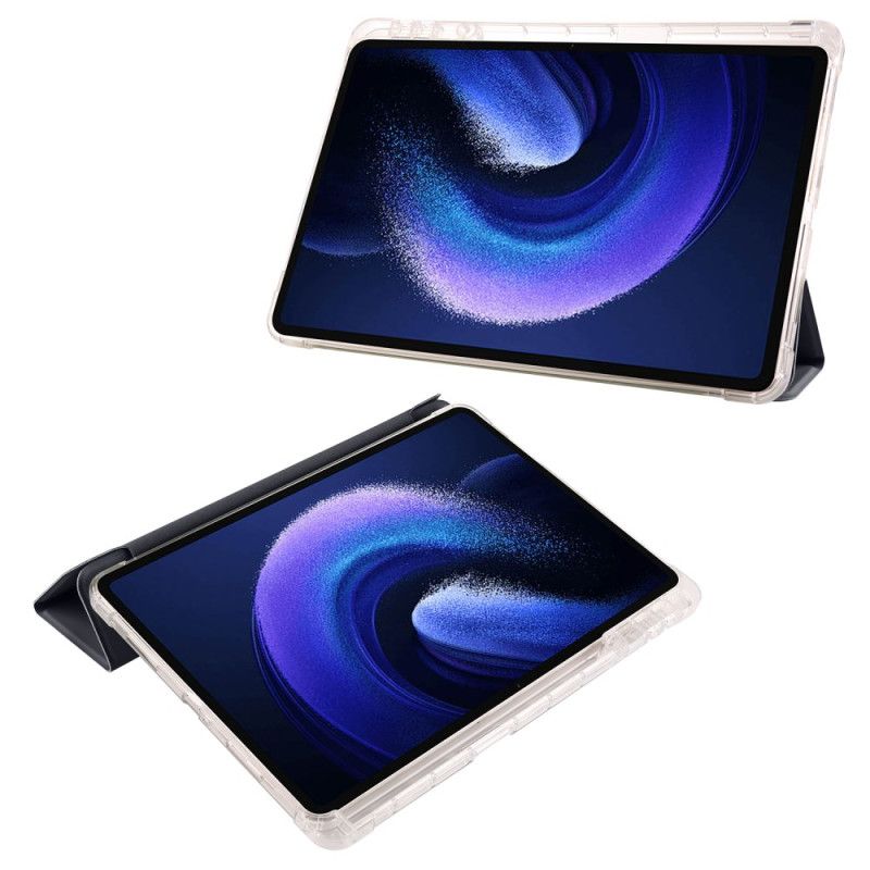 Xiaomi Pad 6 Pro Transparent Bagside Og Stylusholder