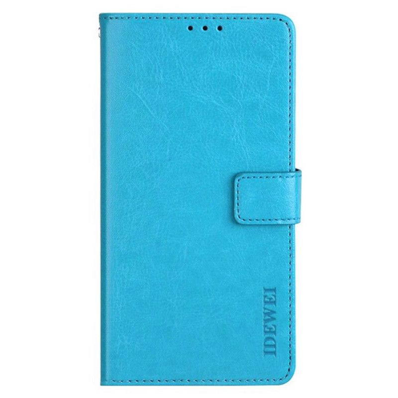 Flip Cover Xiaomi Redmi Note 13 Pro Plus 5g Idewei Lædereffekt