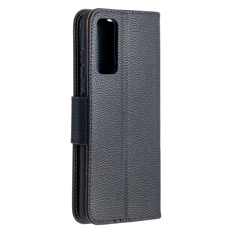 Etui Samsung Galaxy S20 FE Hemming Flip Cover Kornet Lædereffekt