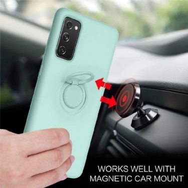 Mobilcover Samsung Galaxy S20 FE Flydende Silikone Ring