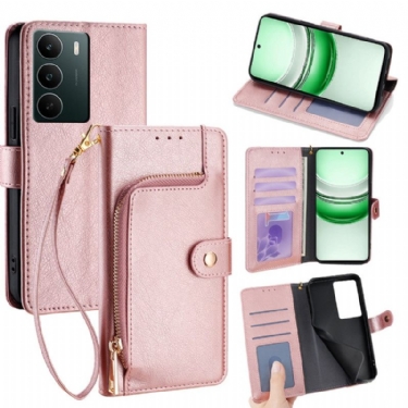 Flip Cover Til Realme C71 Lynlåspung