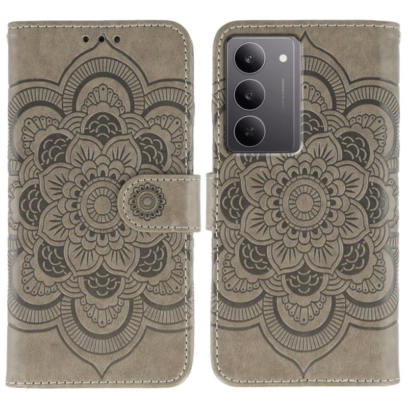 Læder Cover Realme C71 Telefon Etui Mandala-mønster