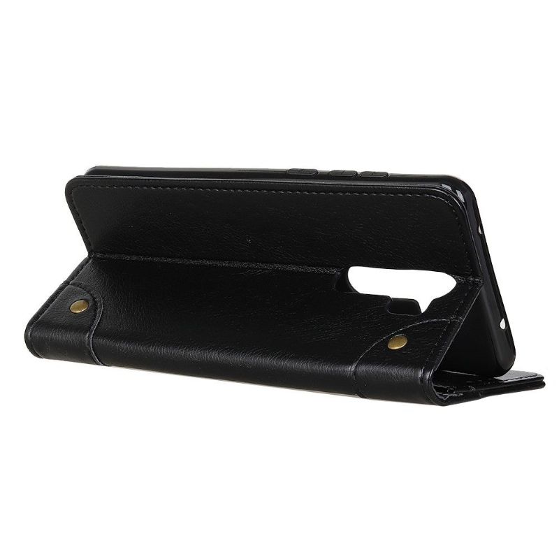 Etui Oppo A9 2020 Simon Kunstlæder - Sort