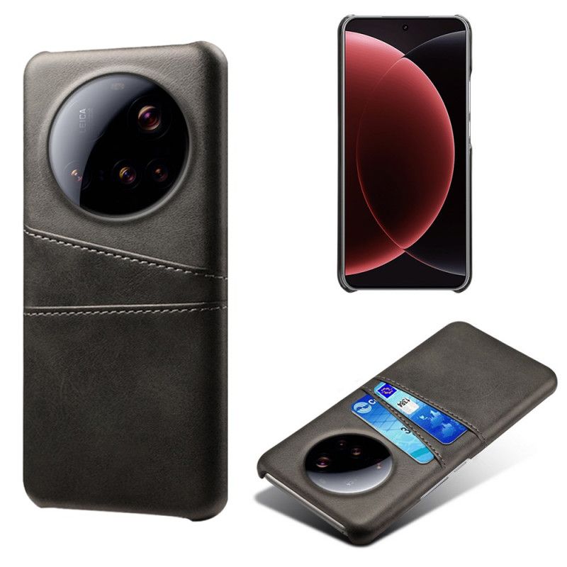 Cover Xiaomi 15 Ultra Dobbelt Kortholder