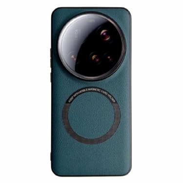 Cover Xiaomi 15 Ultra Kompatibel Med Magsafe-lædereffekt