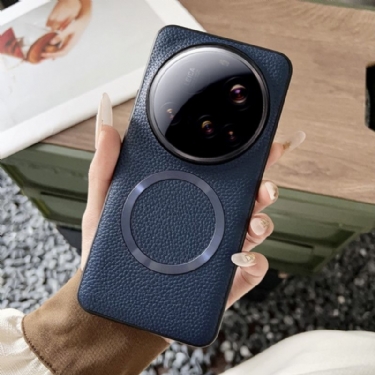 Cover Xiaomi 15 Ultra Kompatibel Med Magsafe-lychee-lædereffekt