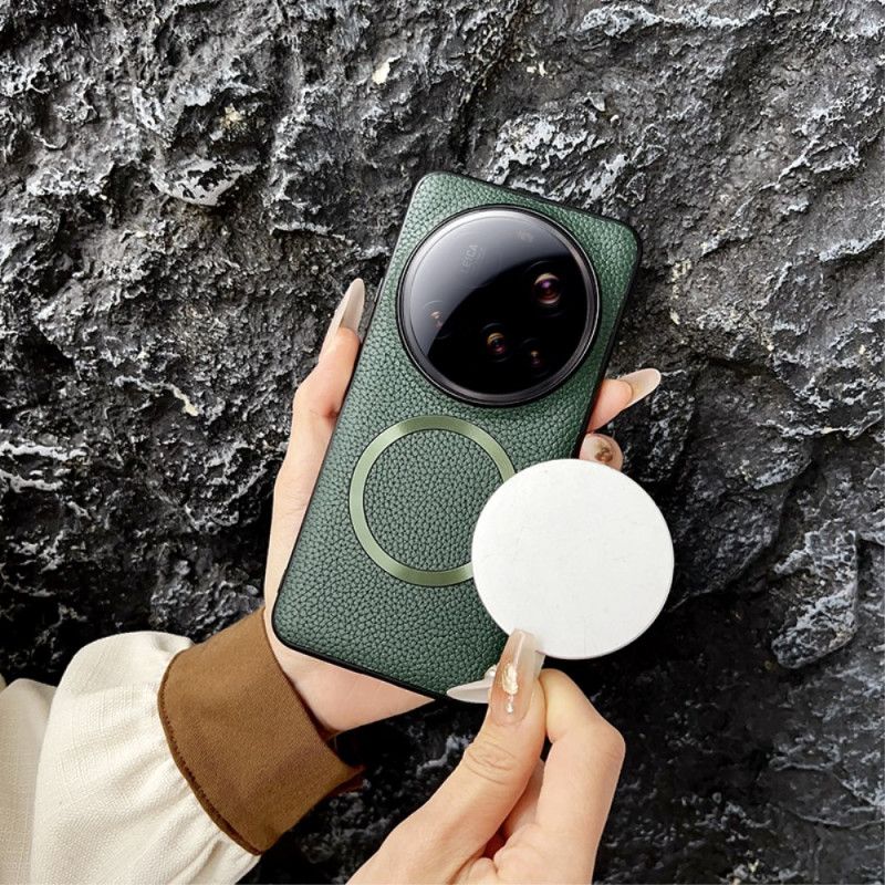 Cover Xiaomi 15 Ultra Kompatibel Med Magsafe-lychee-lædereffekt