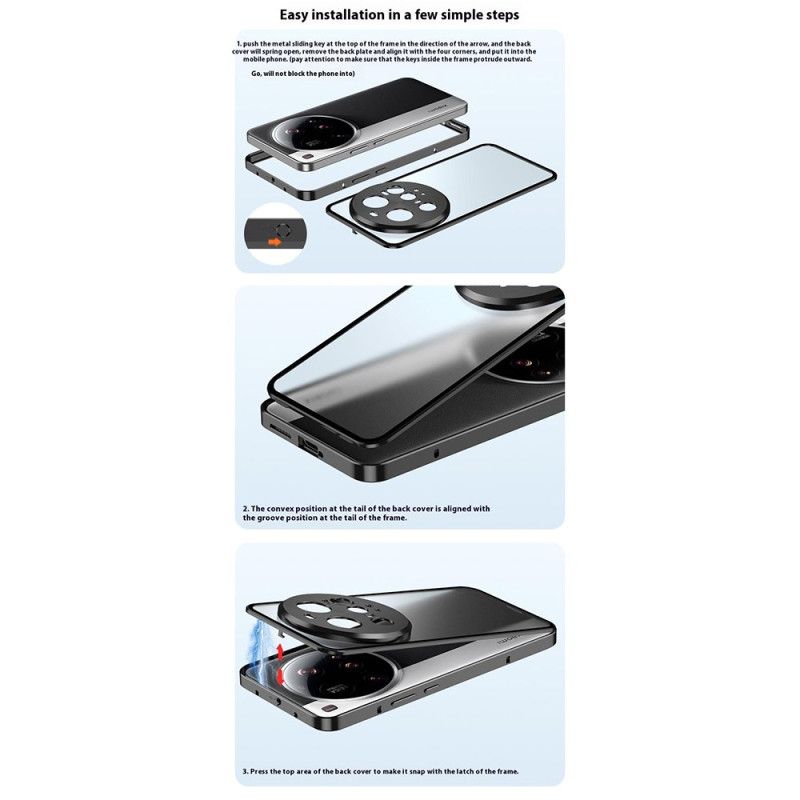 Cover Xiaomi 15 Ultra Telefon Etui Pop-up Låsemekanisme