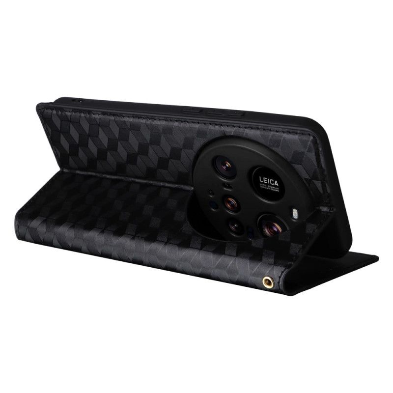 Flip Cover Til Xiaomi 15 Ultra 3d-diamanter