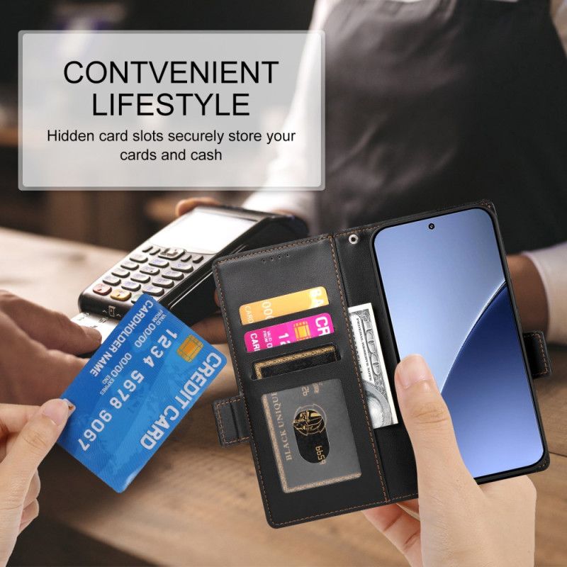 Flip Cover Til Xiaomi 15 Ultra Dobbelt Lås