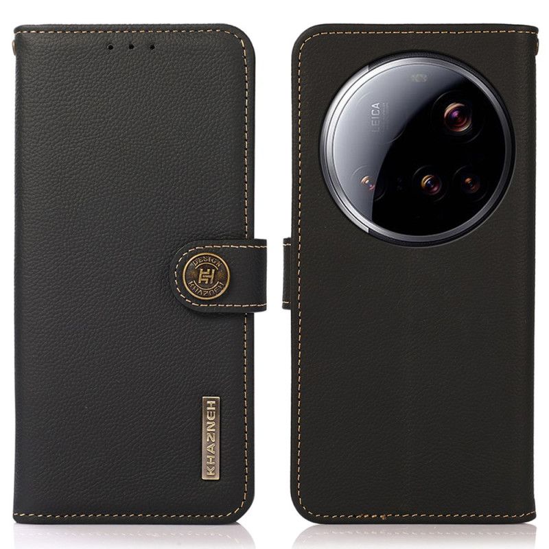 Flip Cover Til Xiaomi 15 Ultra Khazneh Klassisk Læder