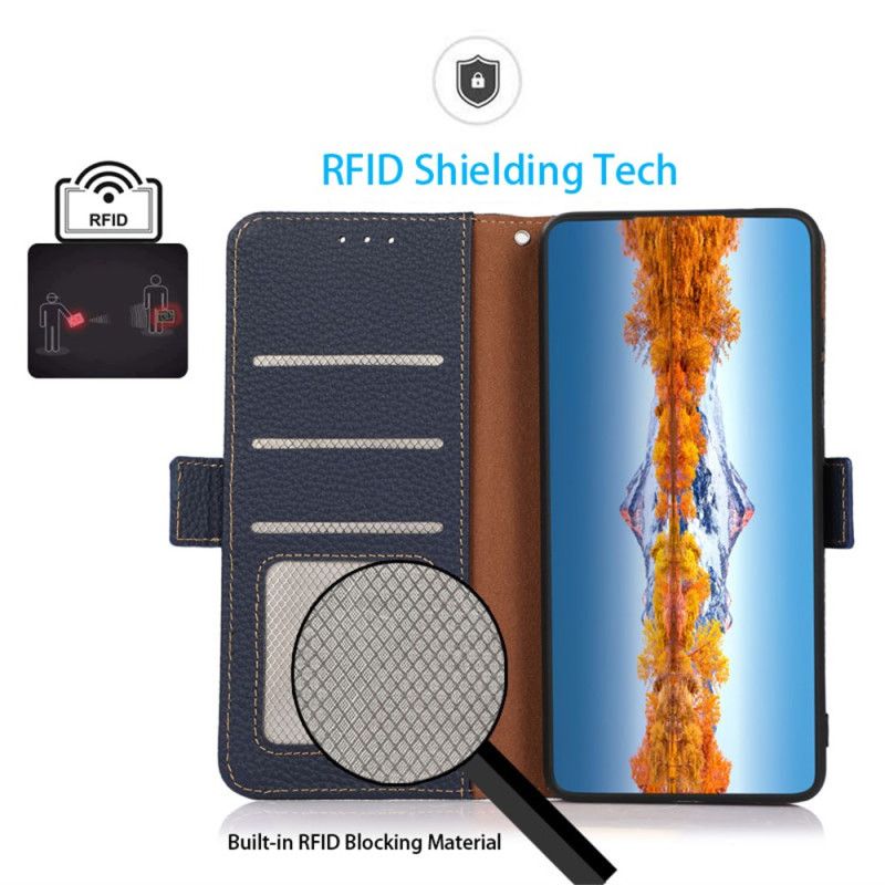 Flip Cover Til Xiaomi 15 Ultra Khazneh Rfid-blokerende Læder