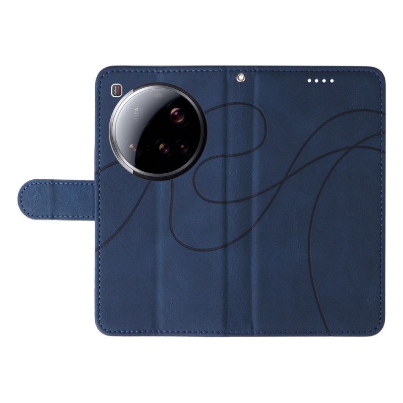 Flip Cover Xiaomi 15 Ultra Bølgede Linjer