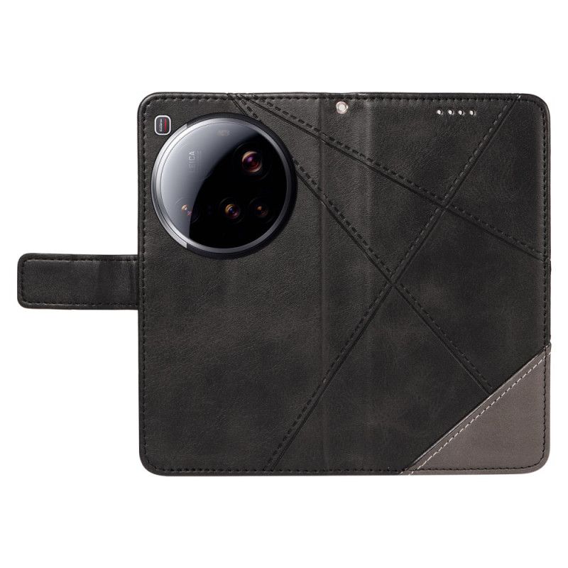 Flip Cover Xiaomi 15 Ultra Geometrisk Design