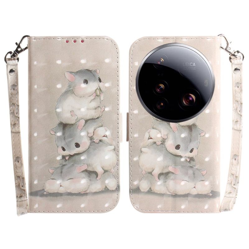 Flip Cover Xiaomi 15 Ultra Hamstere Med Snor