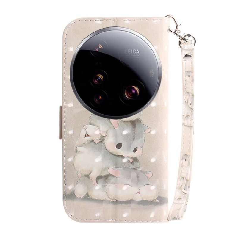 Flip Cover Xiaomi 15 Ultra Hamstere Med Snor