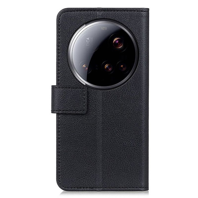 Flip Cover Xiaomi 15 Ultra Klassisk Sort