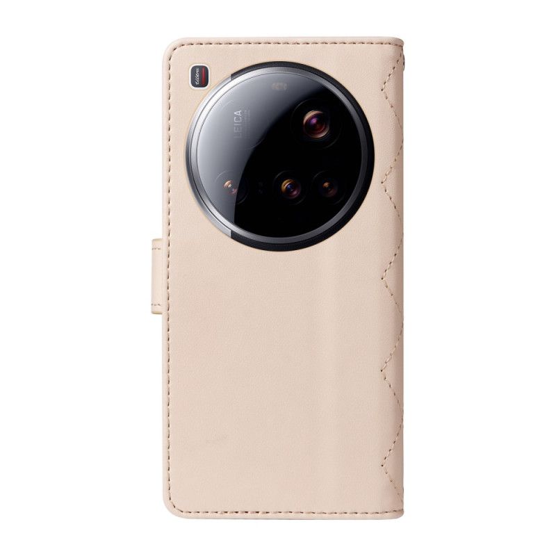 Flip Cover Xiaomi 15 Ultra Polstret Med Rem Og Skulderrem